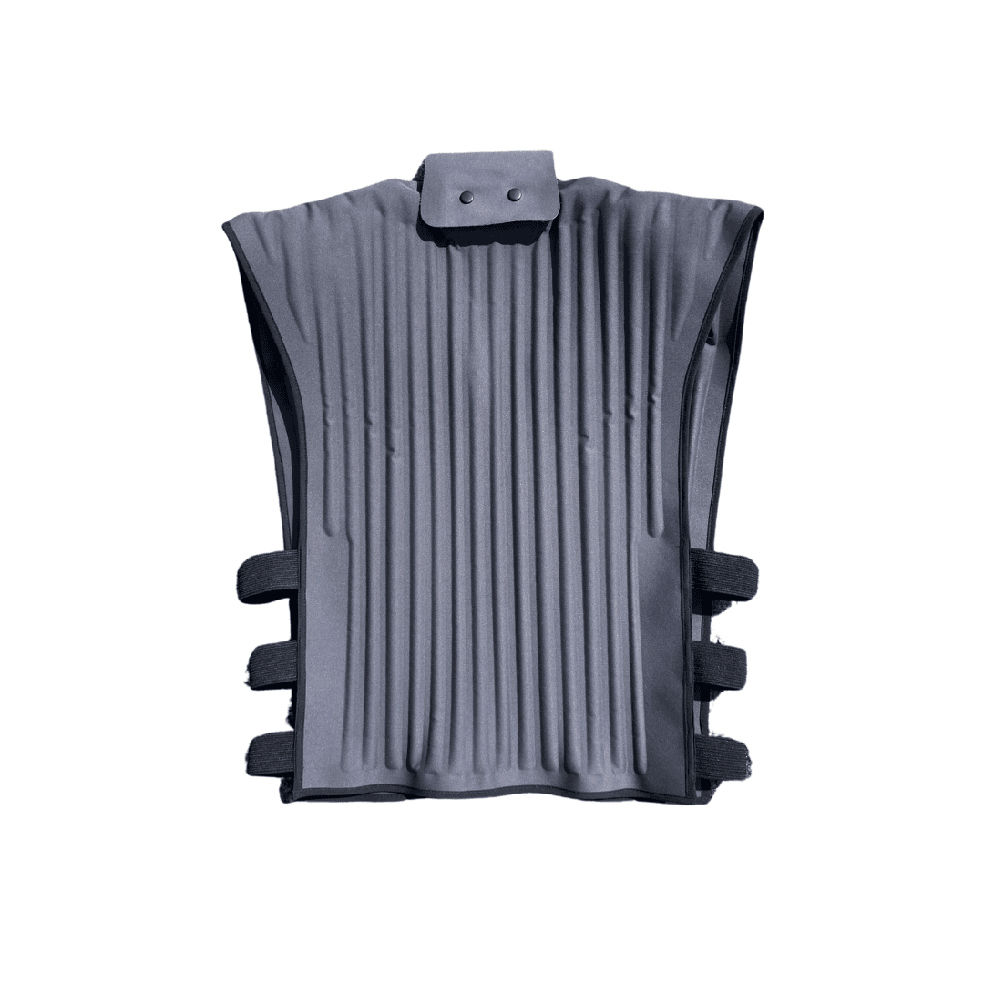 Duracool Vest in Dunkelgrau, Rückansicht